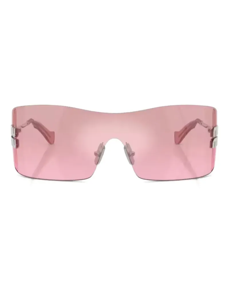 Miu Miu logo-detail sunglasses - Rosa Rosa