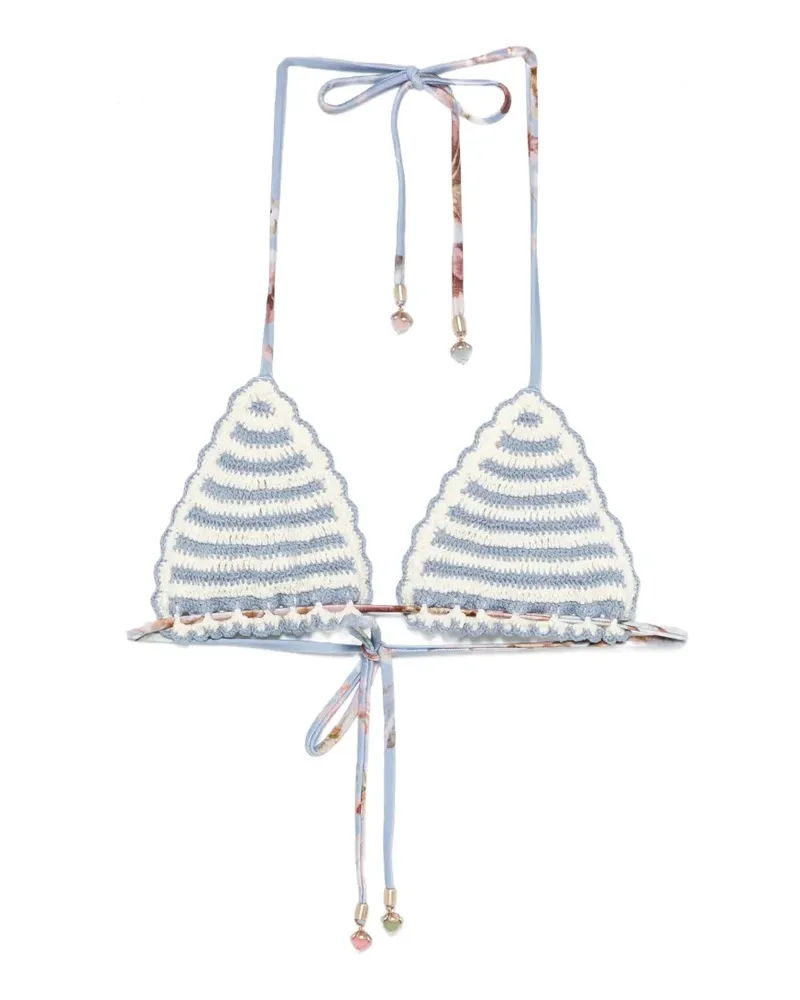 Zimmermann Awaken crochet bikini top - Weiß Weiß