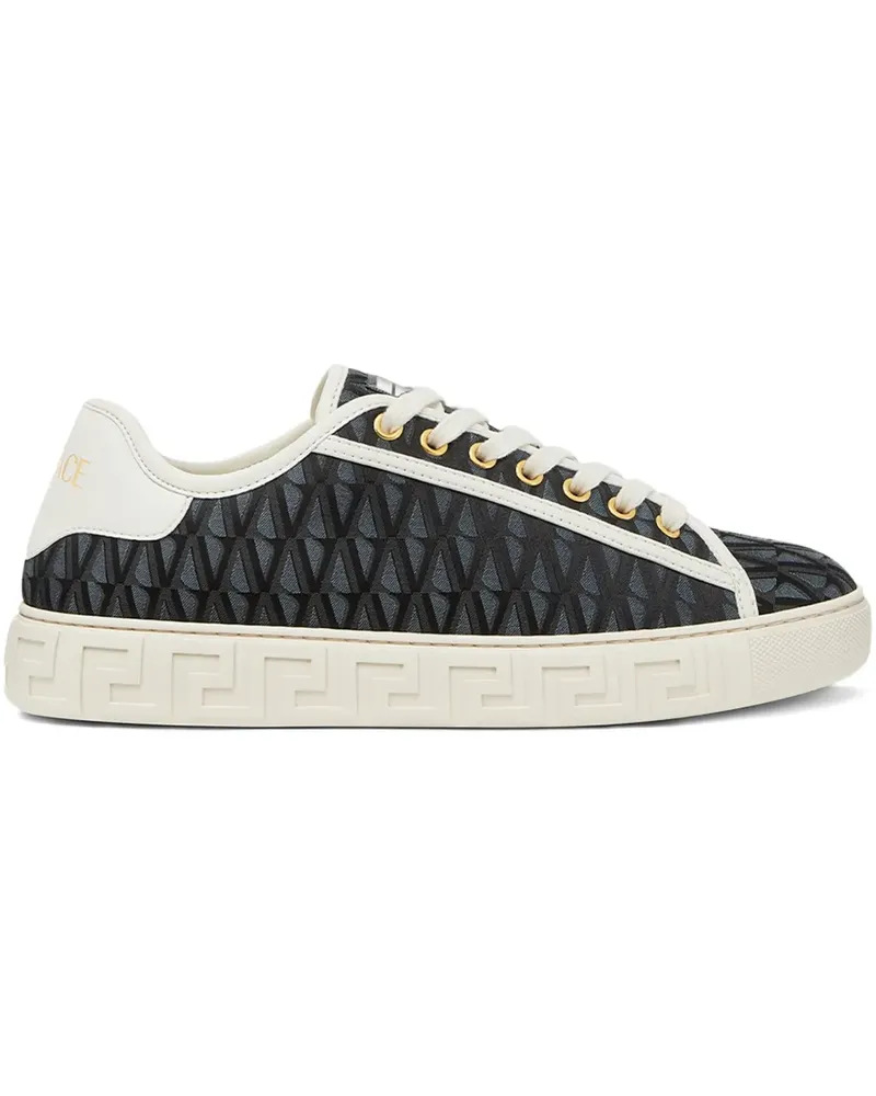 Versace Barocco Greca Sneakers - Schwarz Schwarz