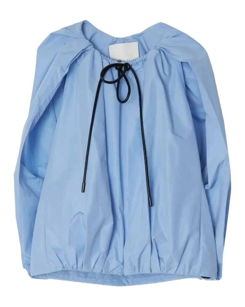 3.1 phillip lim cocoon-shaped blouse - Blau Blau