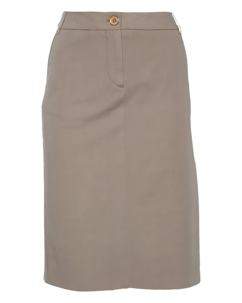 Max Mara Rock mit geradem Schnitt - Nude Nude