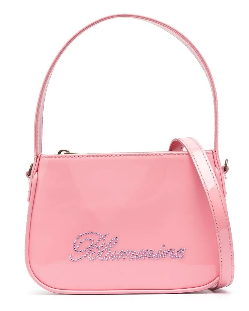 Blumarine Mini-Tasche mit Logo Rosa