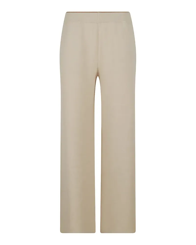 Kiton Gestrickte Hose mit weitem Bein - Nude Nude