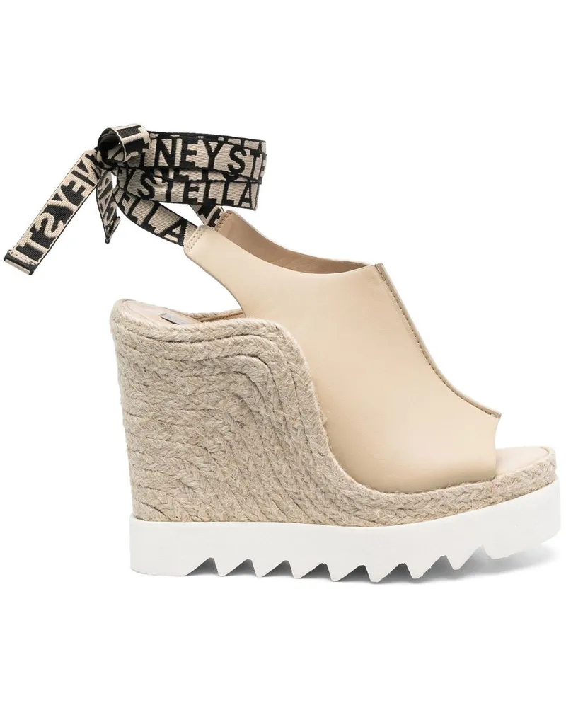 Stella McCartney Sandalen im Espadrille-Style 145mm - Nude Nude