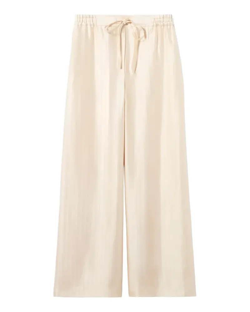 Claudie Pierlot Gestreifte Palazzohose - Nude Nude
