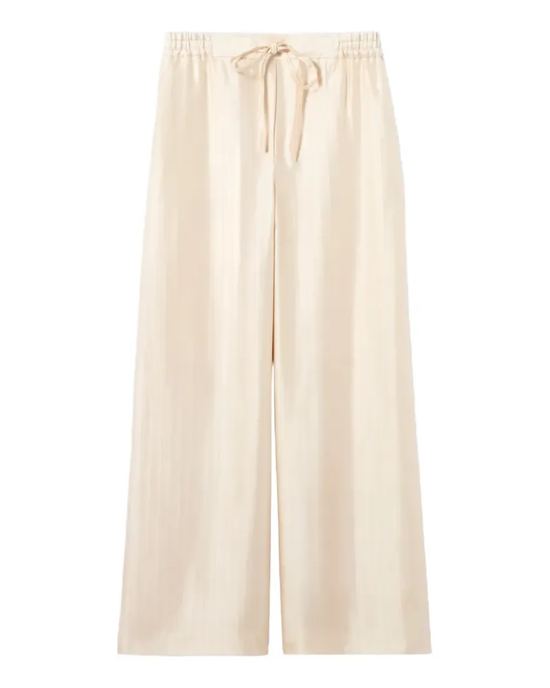 Claudie Pierlot Gestreifte Palazzohose - Nude Nude
