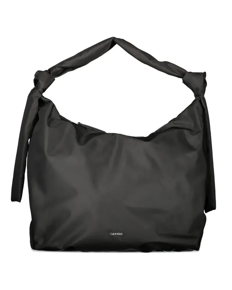 Calvin Klein knotted top-handle tote bag - Schwarz Schwarz