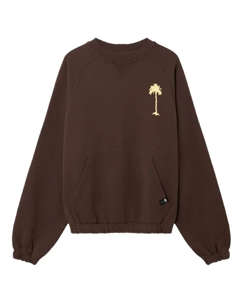 Palm Angels Feel High regular crewneck sweatshirt - Braun Braun