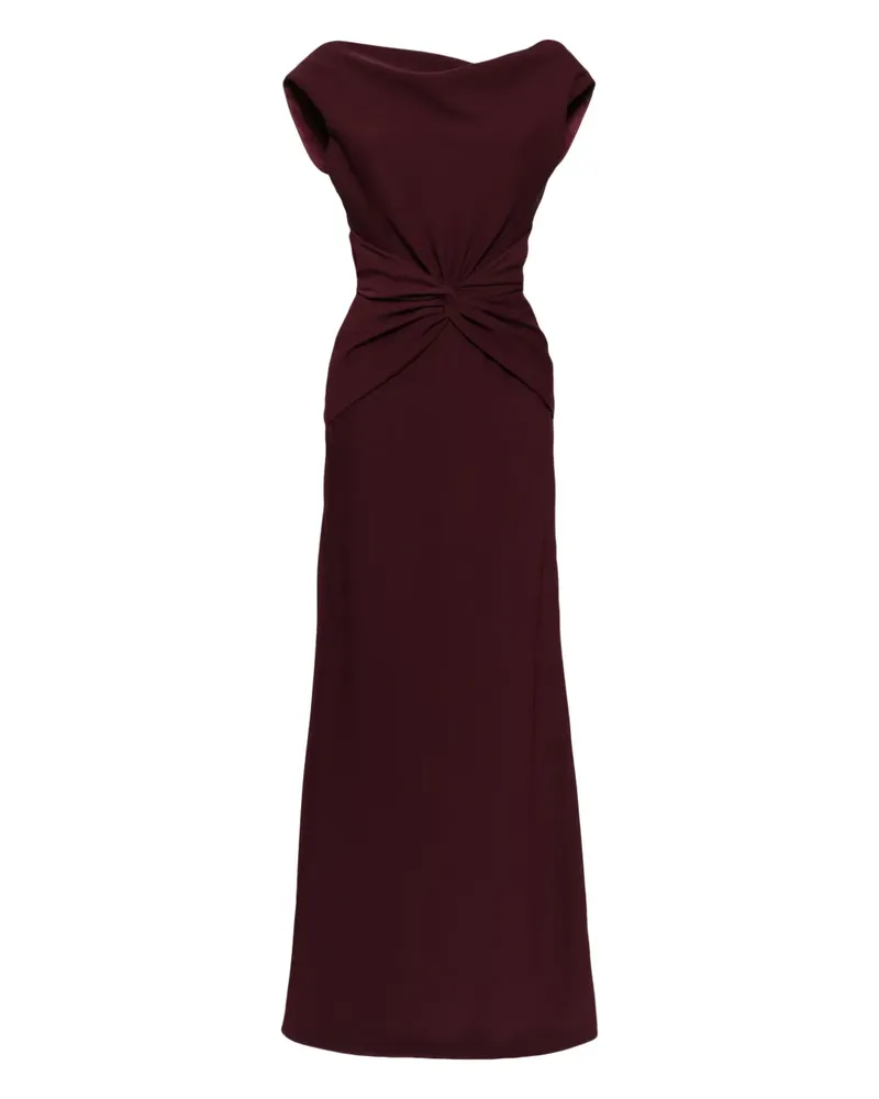 Amsale Twist Kreppkleid - Rot Rot