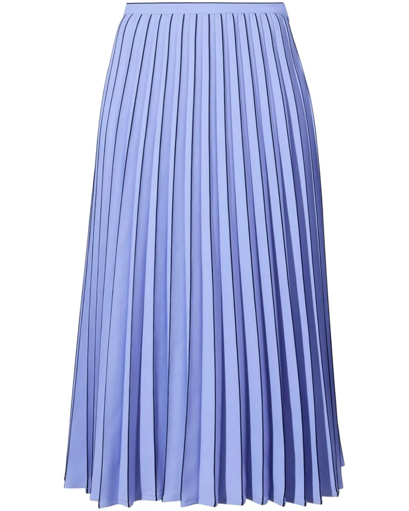 Proenza Schouler Midirock aus Seidenkrepp - Blau Blau