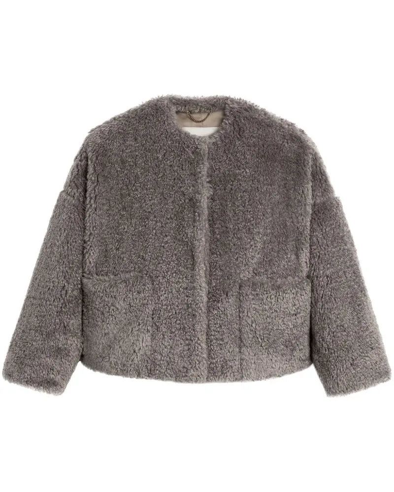 MACKINTOSH Jacke aus Faux Fur - Grau Grau