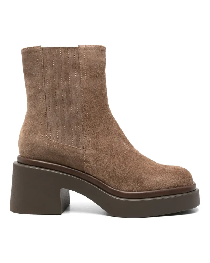 Bruno Premi platform ankle boots - Braun Braun