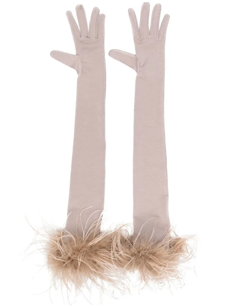 STYLAND Opera Handschuhe - Nude Nude