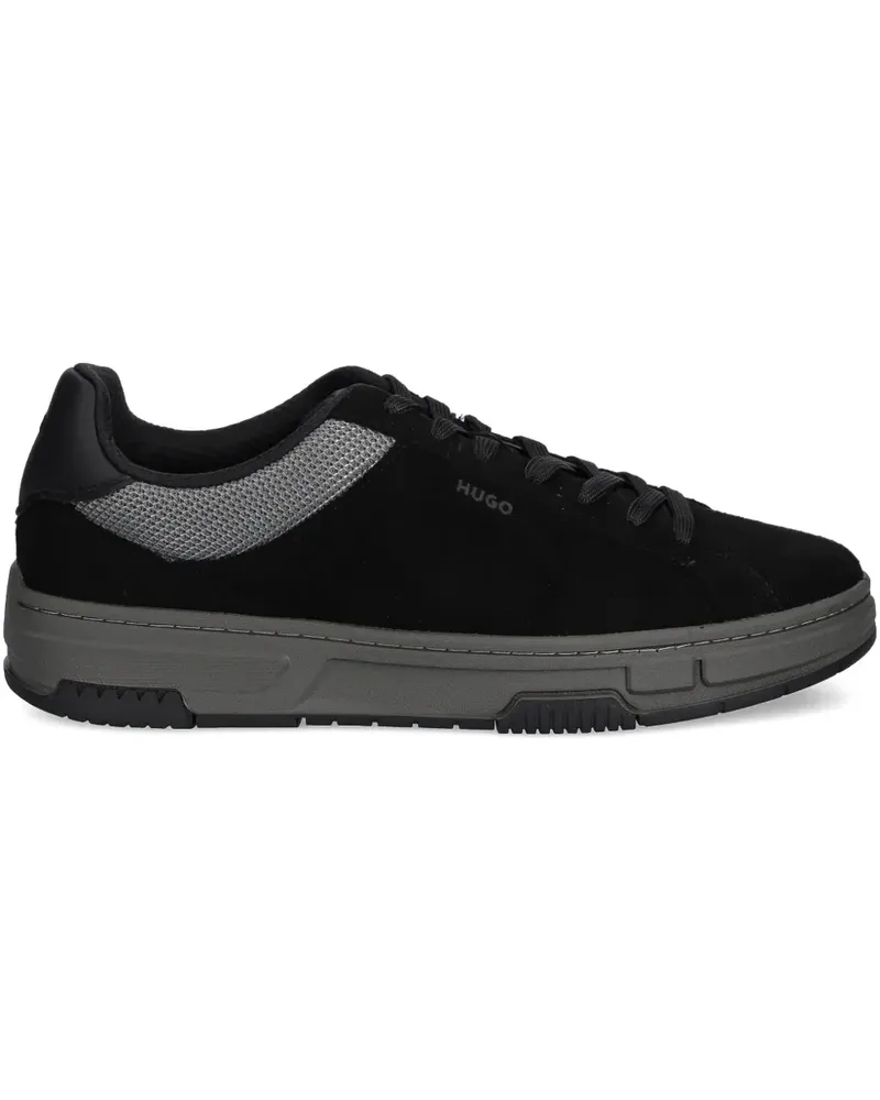 HUGO BOSS lace-up sneakers - Schwarz Schwarz
