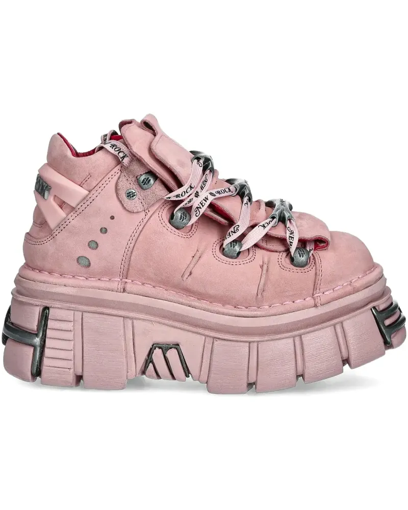 New Rock M-106-C158 Plateau-Sneakers - Rosa Rosa