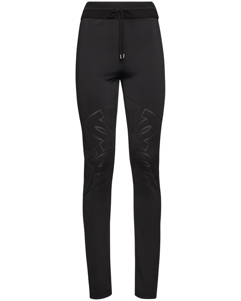 Ferragamo Leggings mit Kordelzug - Schwarz Schwarz