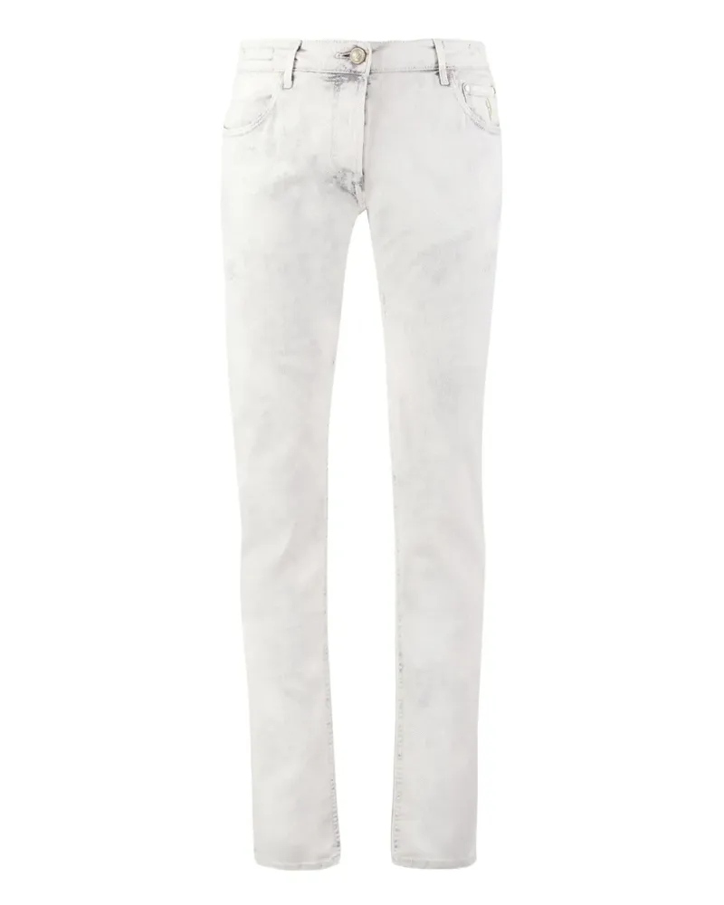 Hand Picked Orvieto Jeans im Distressed-Look - Weiß Weiß