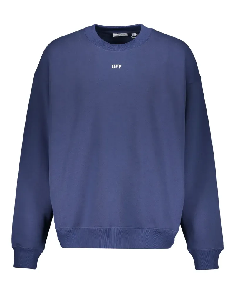 OFF-WHITE round-neck sweatshirt - Blau Blau