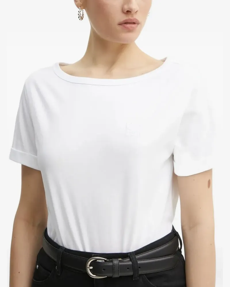 Liviana Conti Klassisches T-Shirt - Weiß Weiß