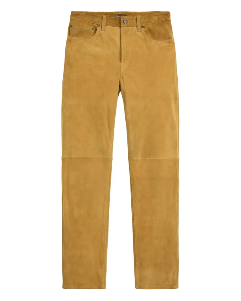 Ralph Lauren Hose mit Wildledereinsätzen - Gelb Gelb