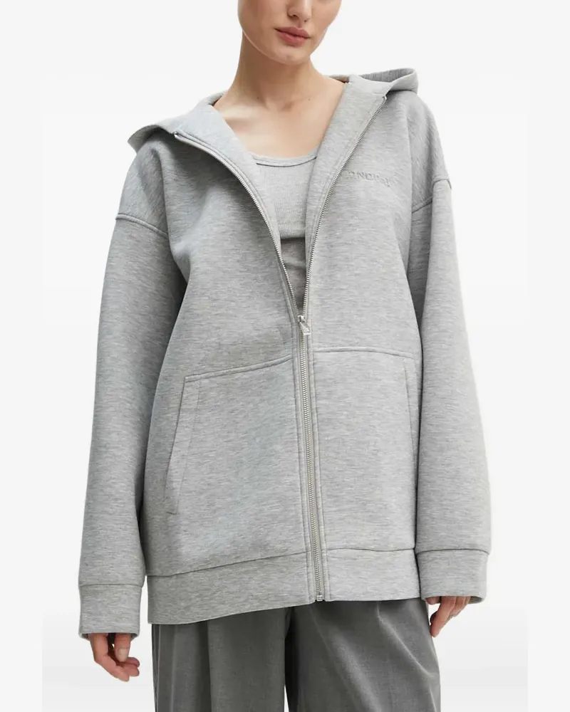 Day Birger et Mikkelsen Kapuzenjacke mit Reißverschluss - Grau Grau