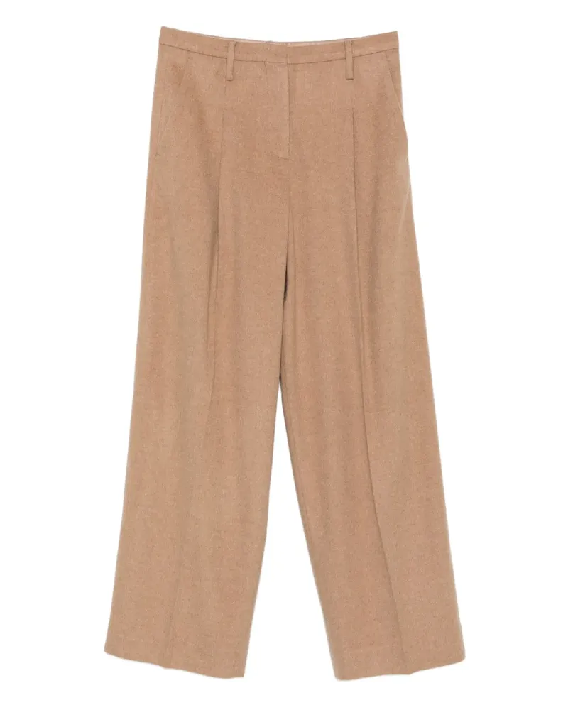 By Malene Birger Bundfaltenhose mit Gürtel - Nude Nude