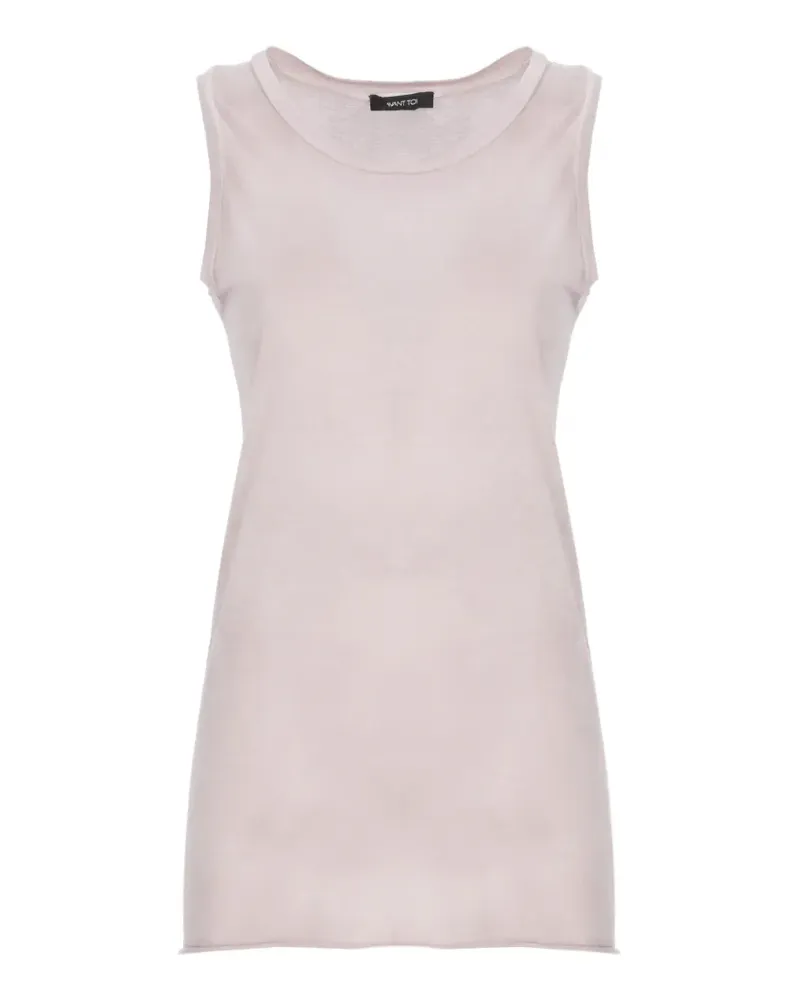 Avant Toi Fein gestricktes Top - Rosa Rosa