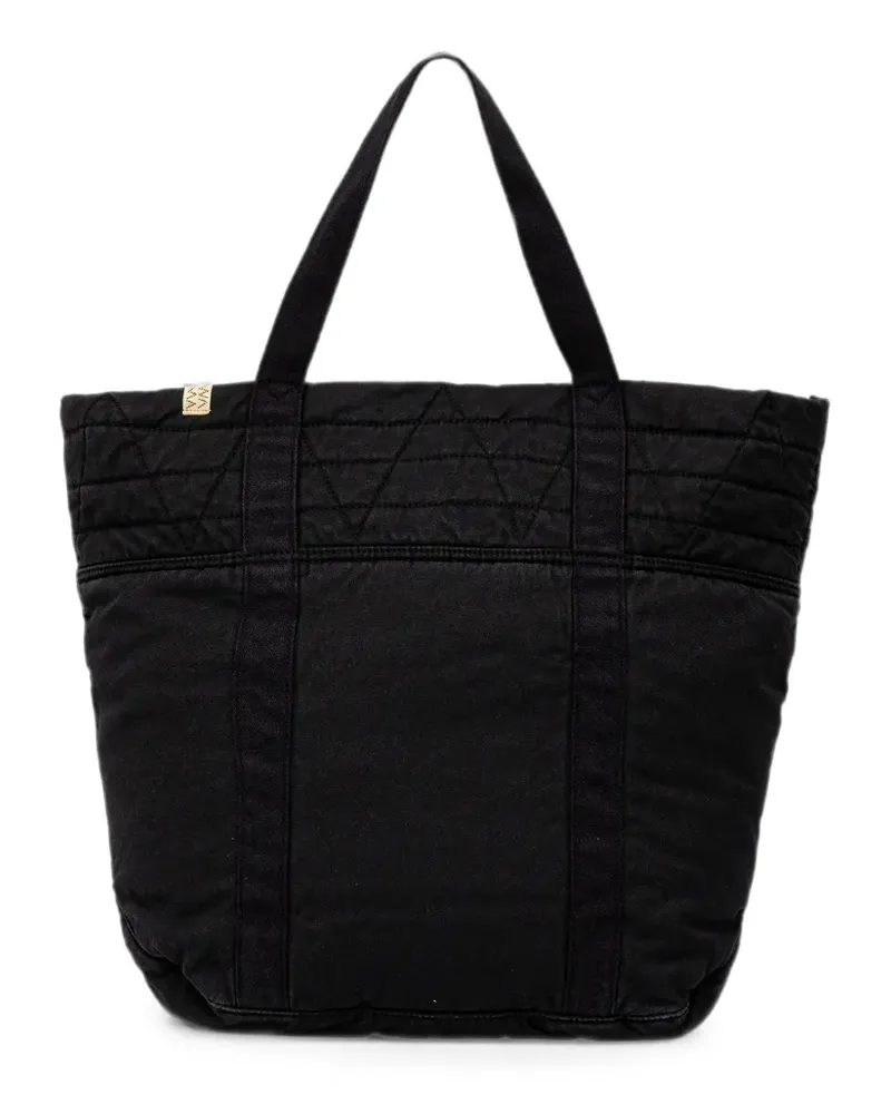 Visvim quilted tote bag - Schwarz Schwarz