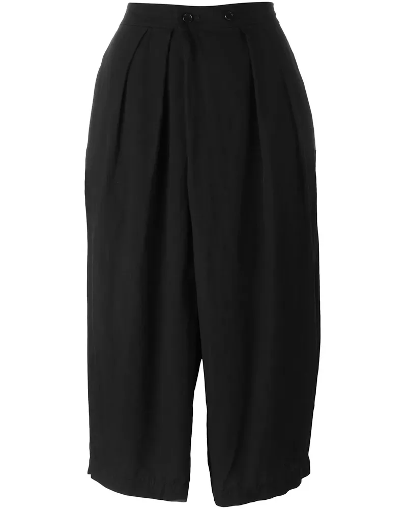 Comme des Garçons pleated culottes - Schwarz Schwarz