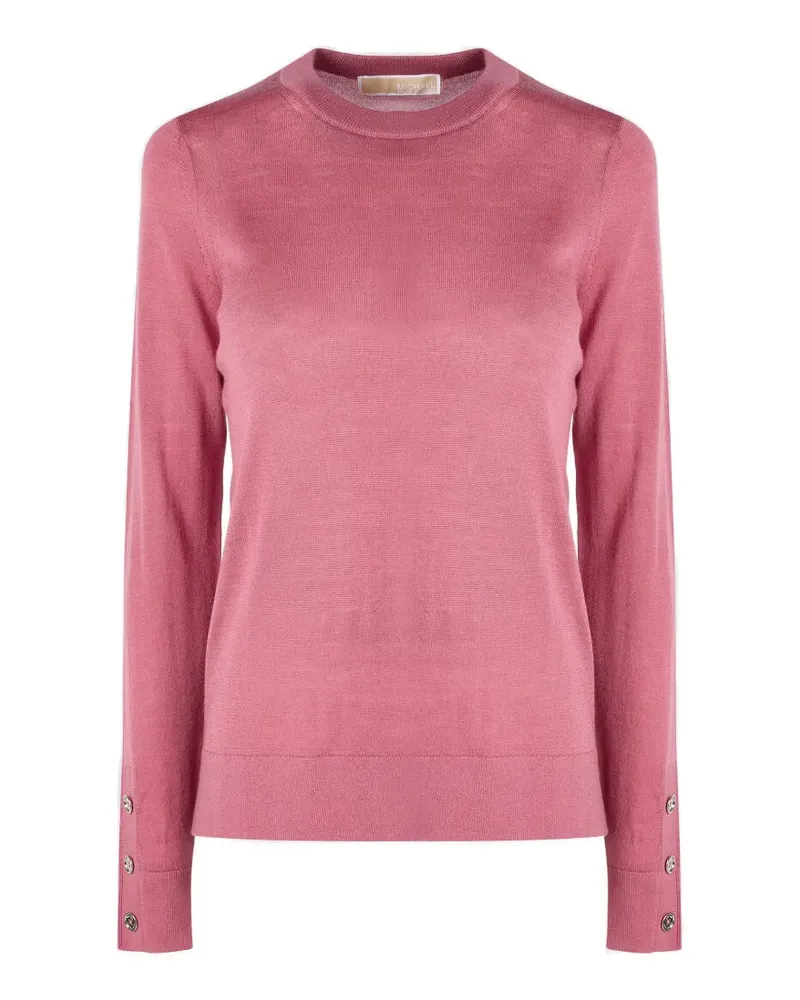 Michael Kors Pullover mit Knopfdetail - Rosa Rosa