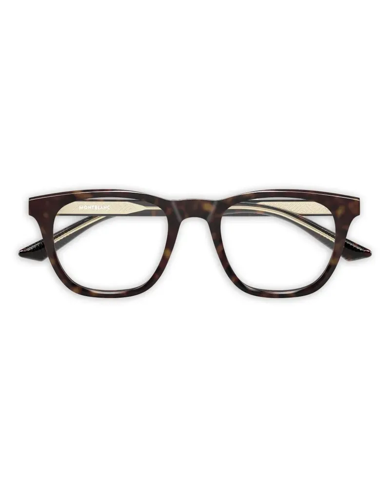 Montblanc geometric glasses - Braun Braun