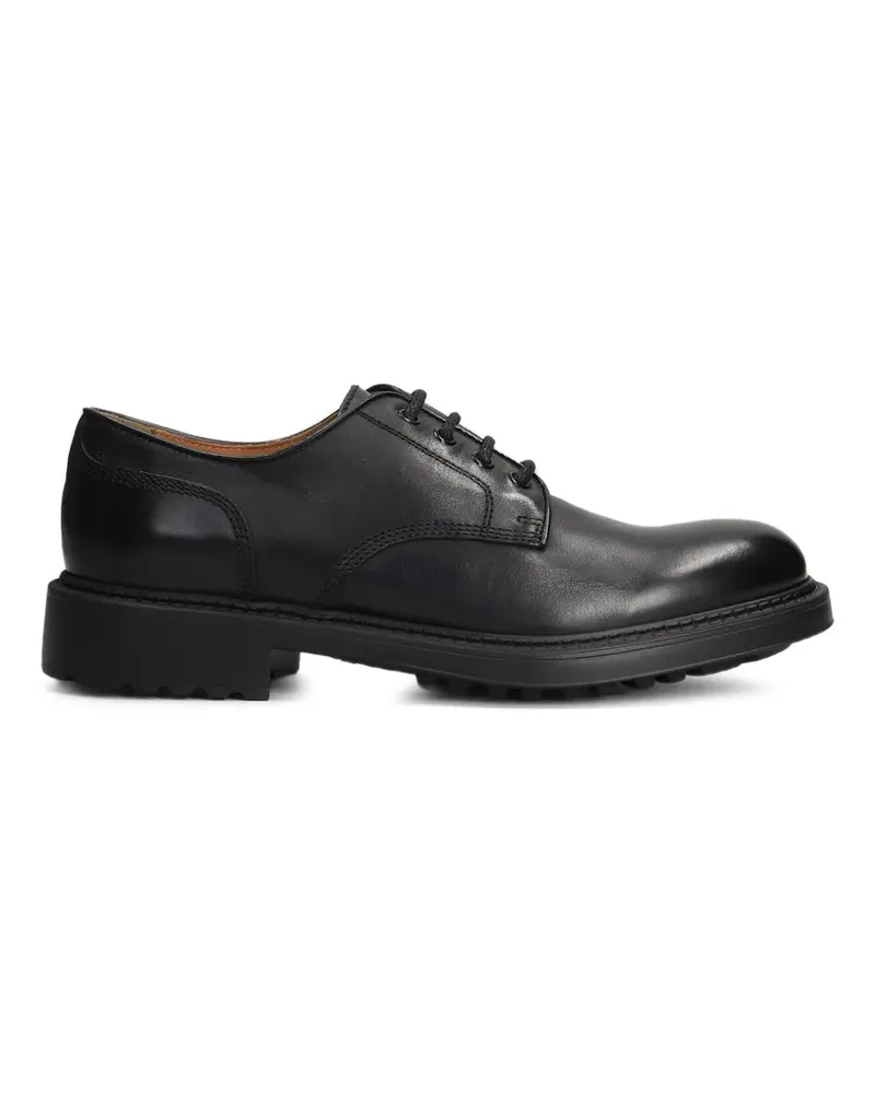 Doucal´s Schnürschuhe aus Leder - Schwarz Schwarz