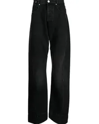 Trussardi Klassische Straight-Leg-Jeans Schwarz