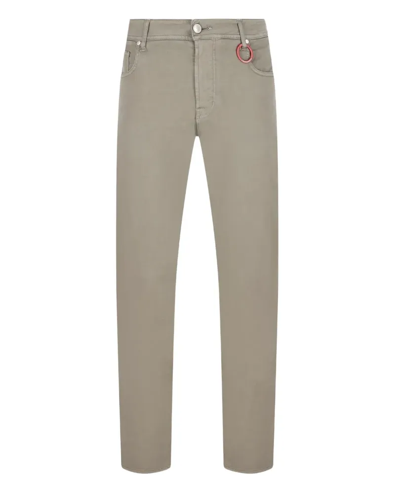 Tramarossa Gerade Jeans mit Metallanhänger - Grün Grün