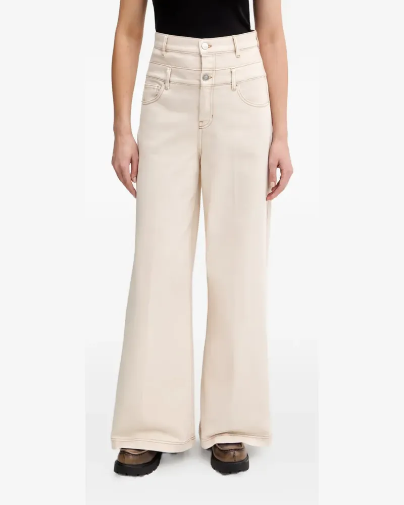 MUNTHE Rosh Wide-Leg-Jeans - Nude Nude