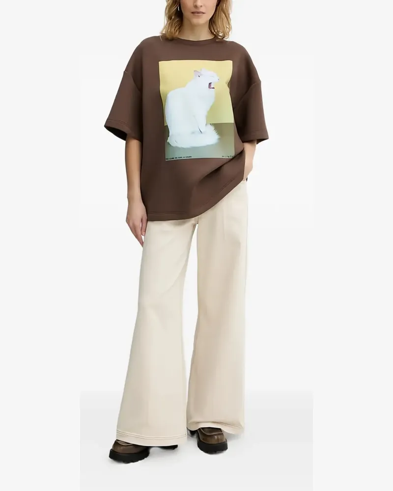 MUNTHE Rosh Wide-Leg-Jeans - Nude Nude