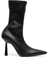 Gia Borghini Stiefel mit Schnürung 100mm Schwarz