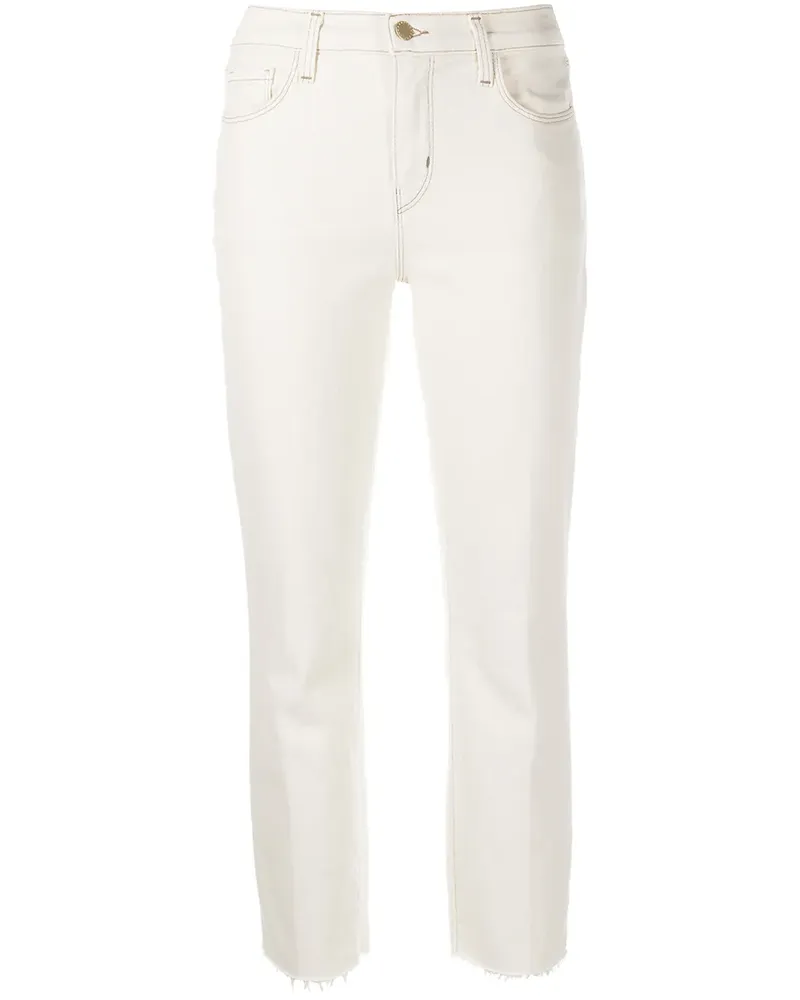 L'Agence Cropped-Jeans - Nude Nude