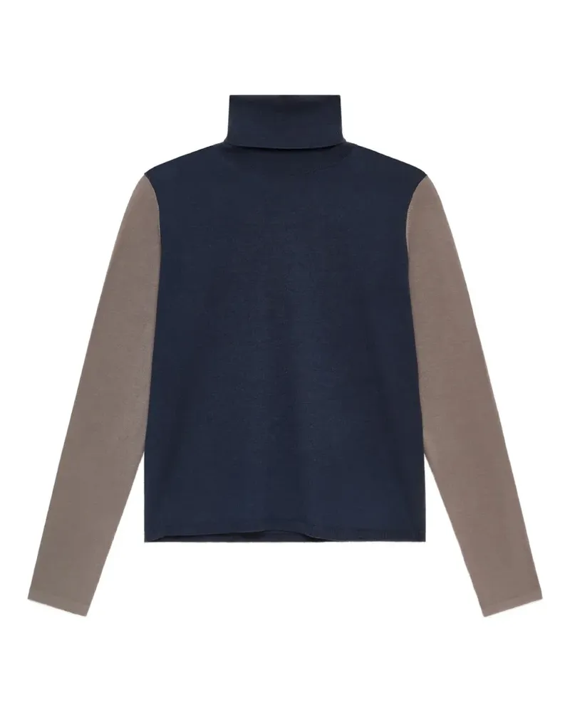 Maliparmi embroidered roll-neck sweater - Blau Blau