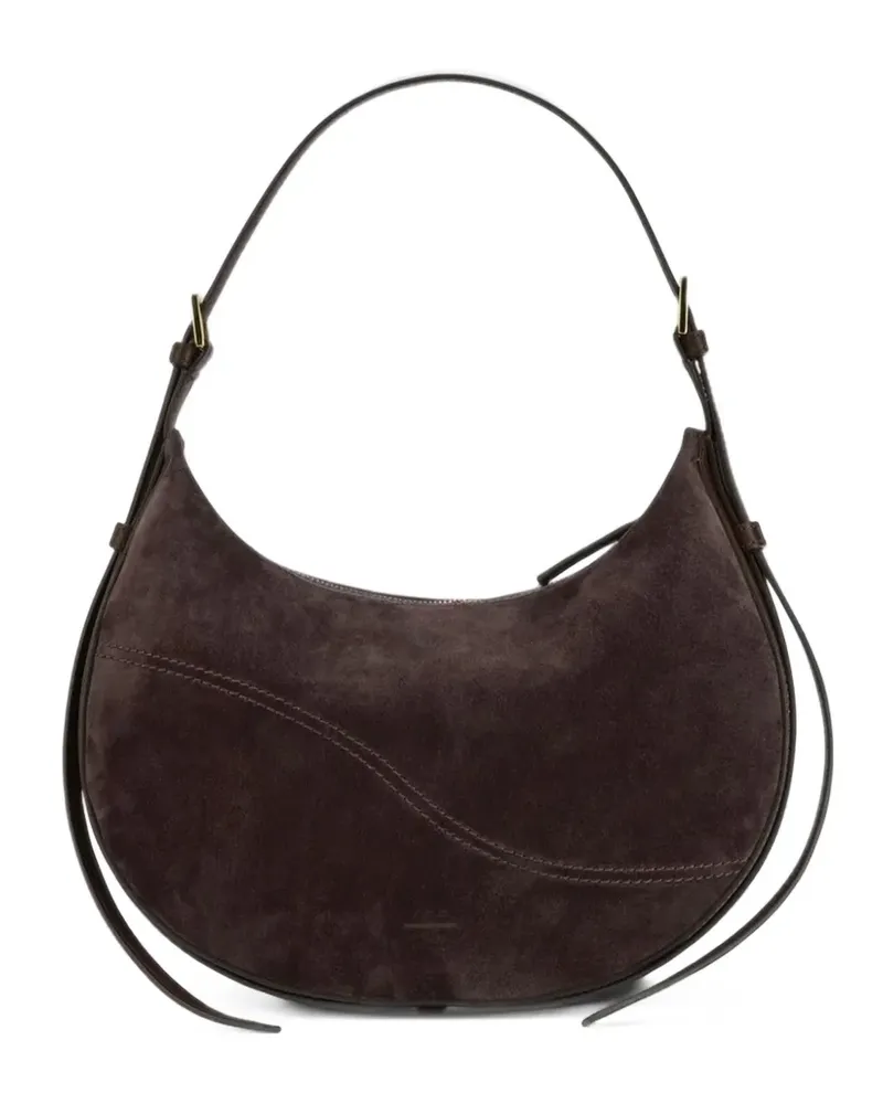 ATP Atelier Liveri suede shoulder bag - Braun Braun
