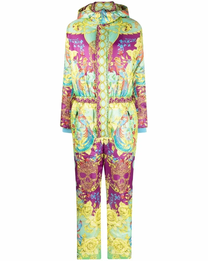 Philipp Plein Ski-Overall mit New Baroque-Print - Gelb Gelb