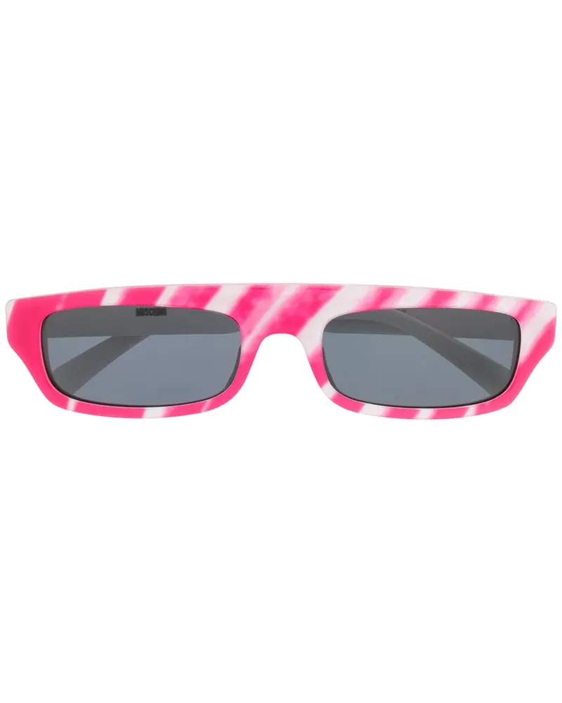 Moschino Sonnenbrille mit Streifen - Rosa Rosa
