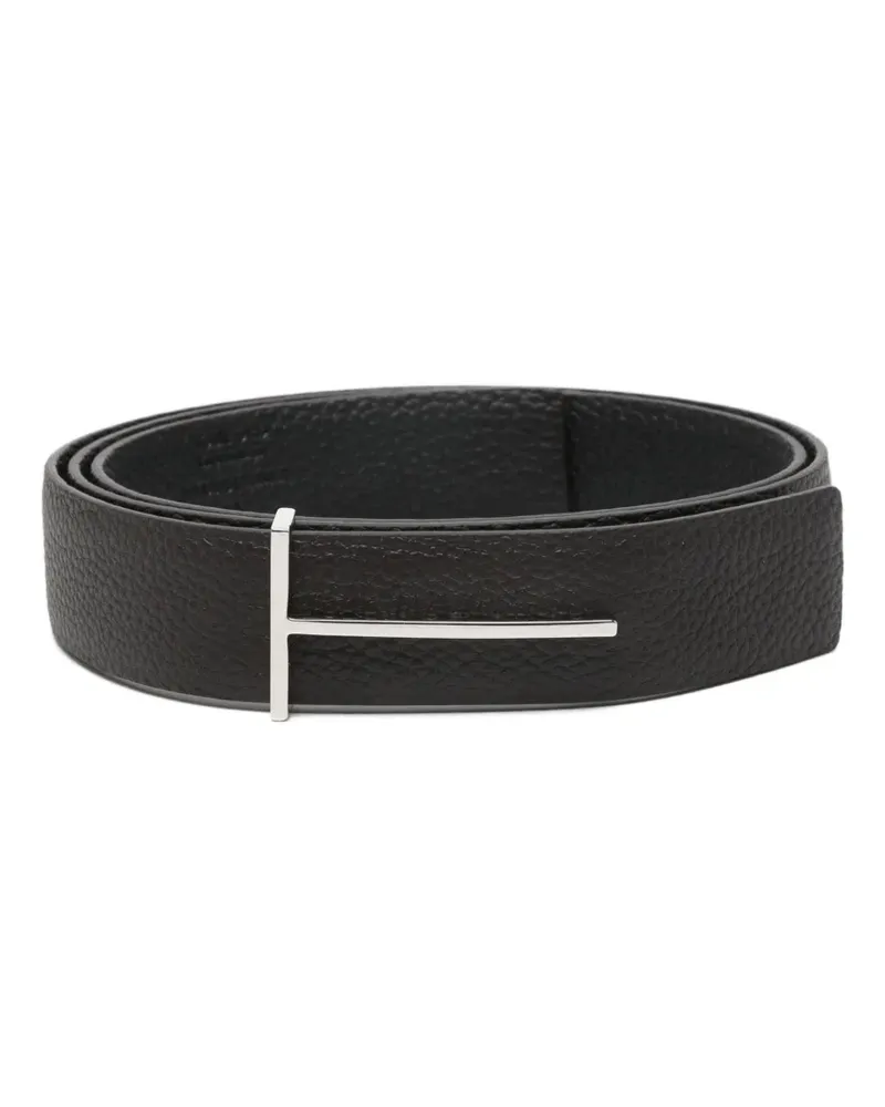 Tom Ford T-bar leather belt - Braun Braun