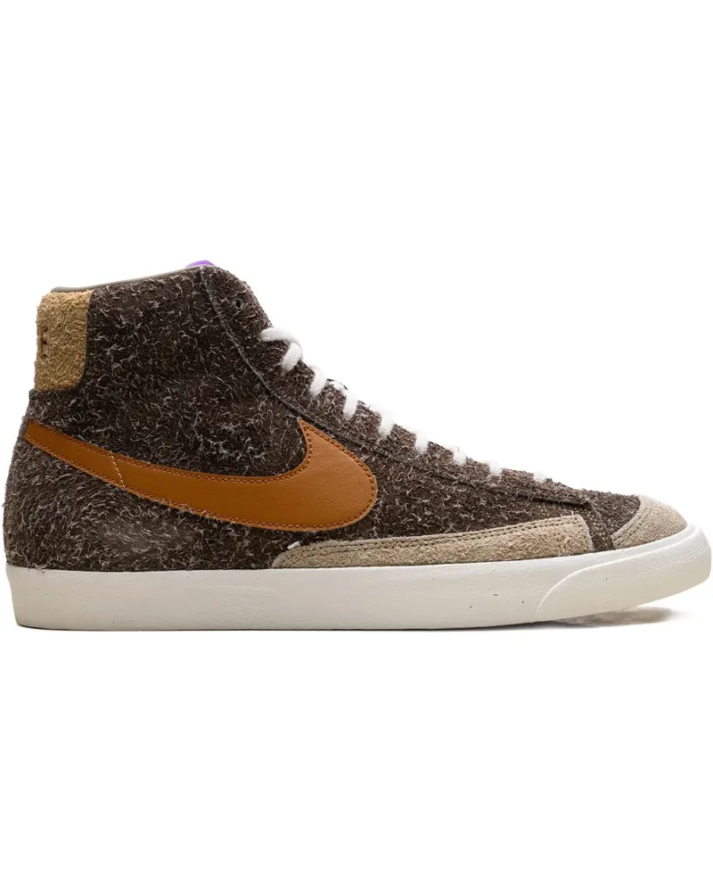 Nike Blazer Mid "Dark Chocolate/Tan-Purple" Sneakers - Braun Braun