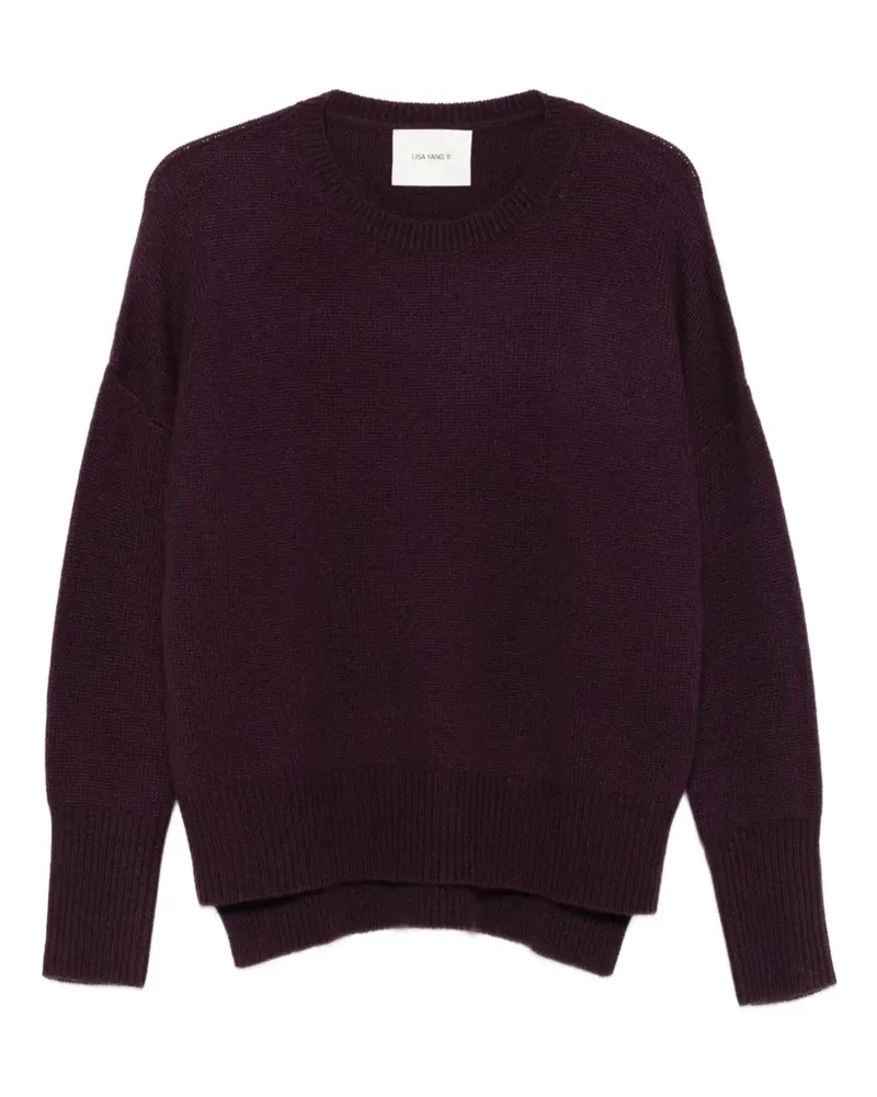 Lisa Yang Kaschmirpullover mit Rundhalsausschnitt - Violett Violett