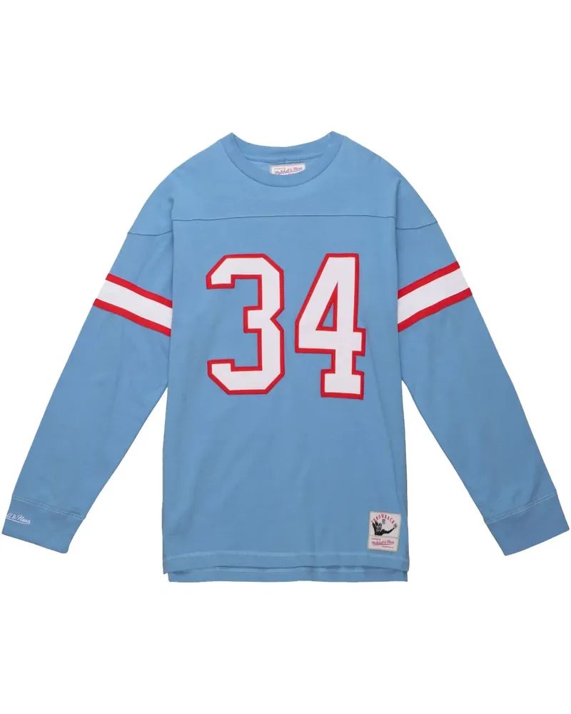 Mitchell & Ness Tenesse Oilers 1980 Earl Campbell T-Shirt - Blau Blau