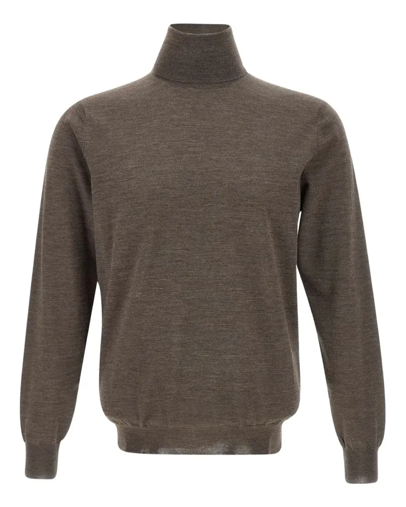 Filippo de Laurentiis Pullover mit Stehkragen - Braun Braun