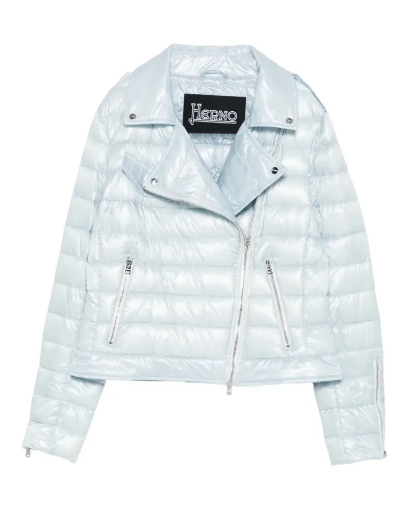 Herno zip-fastening padded jacket - Blau Blau