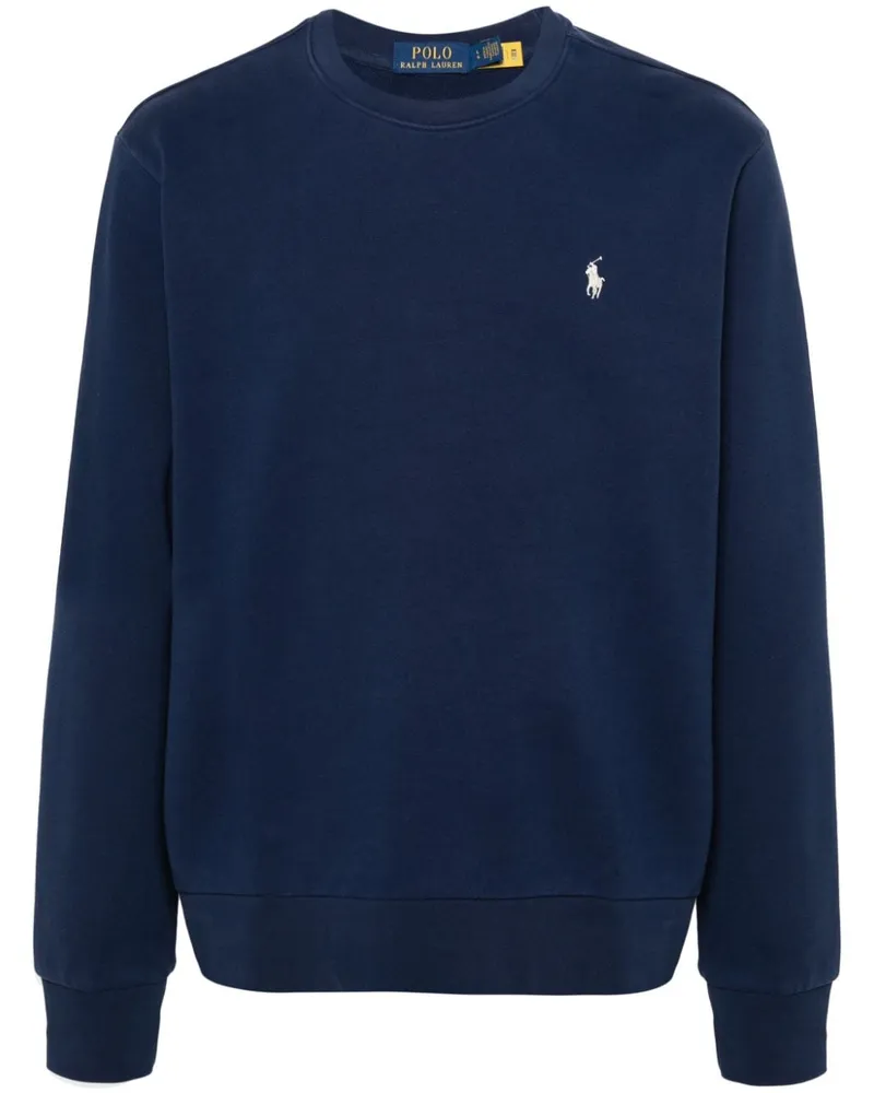 Ralph Lauren Sweatshirt mit Polo Pony - Blau Blau