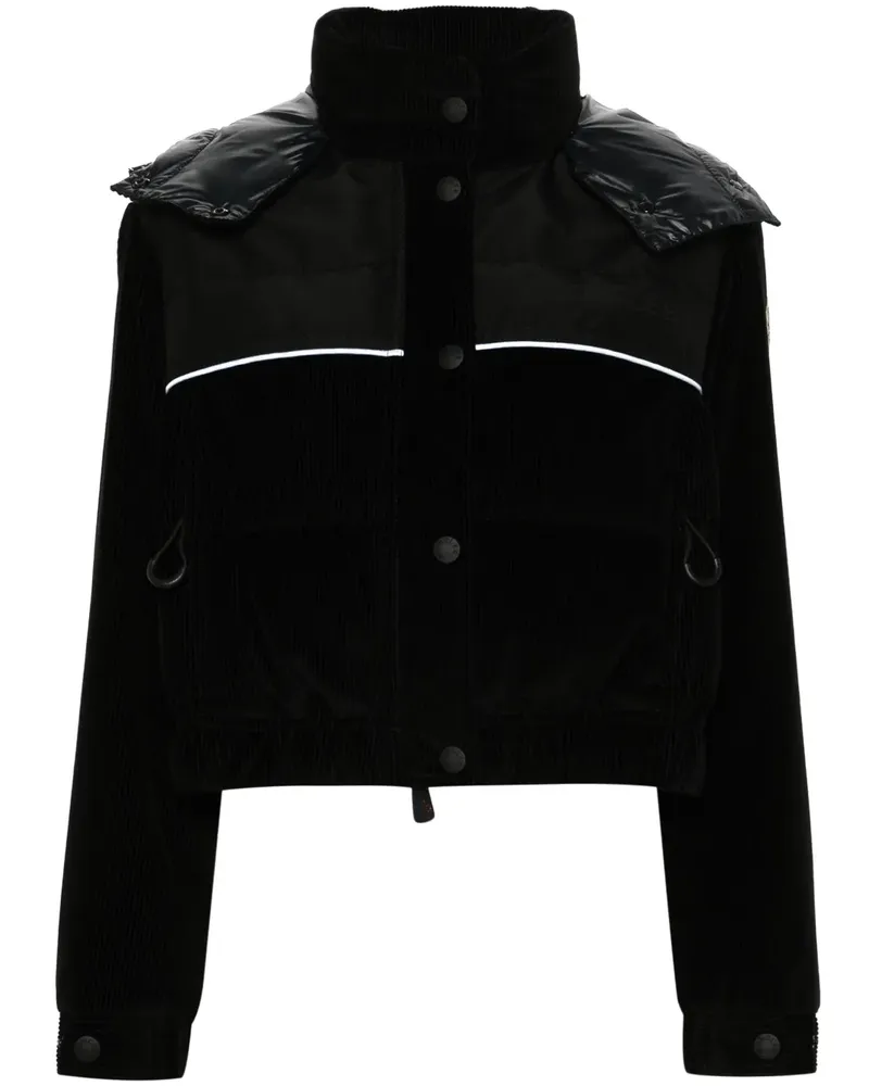 Moncler Kurze Spinas Daunenjacke - Schwarz Schwarz